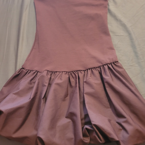 Brown Ruffled Dress - Picture 2 of 3